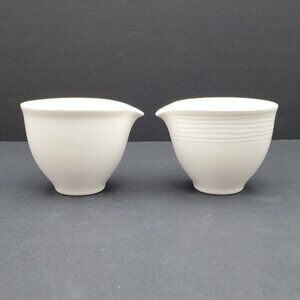 Villeroy & Boch White Individual Creamers Fine China Personal Sauce Servers